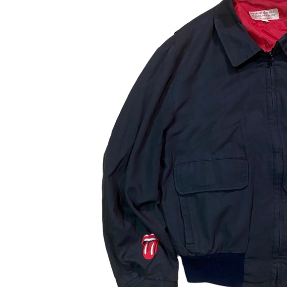 Rare 1986 Rolling Stones Dirty Work Tour Jacket Size L - Picture 2 of 11